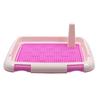 Toilette per cani in rete con parete di simulazione Accessori per vasino portatile per animali domestici Forniture per animali domestici per addestramento di pipì per cani