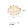 Nordic Italian Design Modern Bedroom Lamp Petals Warm and Romantic Ins Net Red Ceiling Lamp Romantic Girl LED Room Decoration
