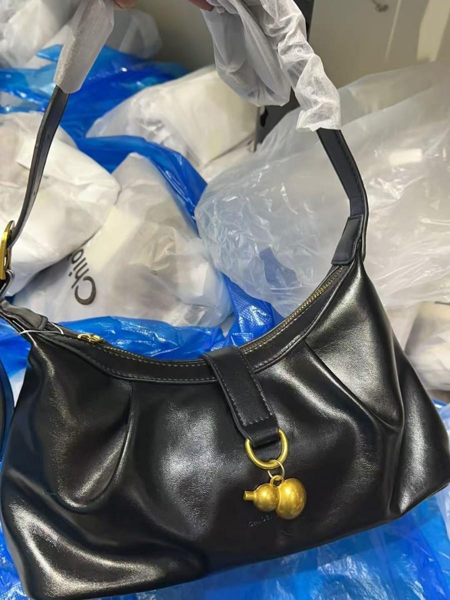 

Nanfeng Don River Qiuyang Tote Bag Women s Burgundy Vintage Folded Underarm Bag One Shoulder Crossbody Bag чёрный