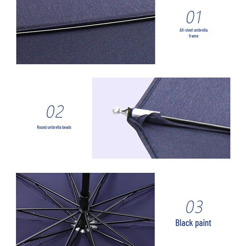 Tiangang 3-voudige 10-ribs Extra Grote Zon/Regenparaplu