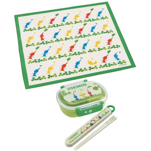 Skater Kids' Lunch Cloth, 43x43cm, Made in Japan, Nintendo Pikmin, for Boys and Girls, KB4