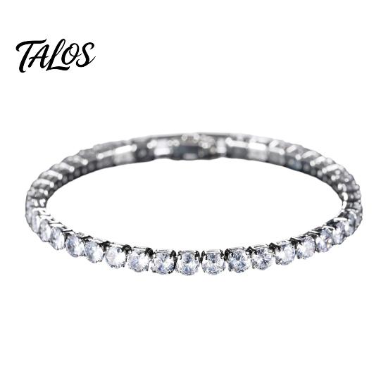 Bracciale Statement Versatile 2MM Tennis per Donne Ragazze Teen, Bracciale Colorato con Zirconia Cubica per Tutti i Giorni, Impilabile Scintillante con Strass Quadrati