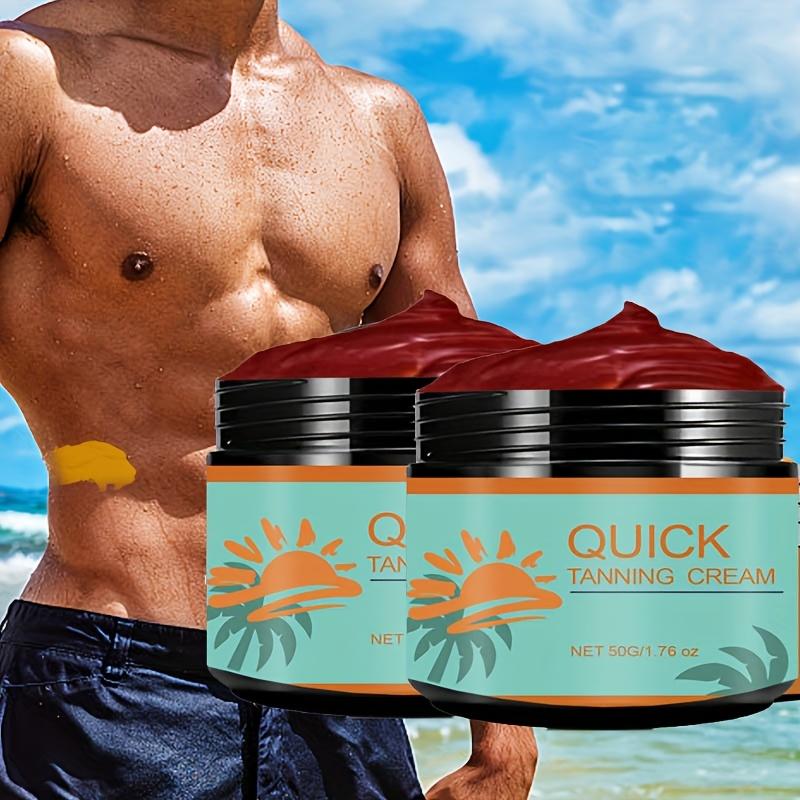 Tanning Moisturizing Body Cream for Outdoor Sun-free Tanning and Non-greasy Wheat-colored Skin Body Cream.