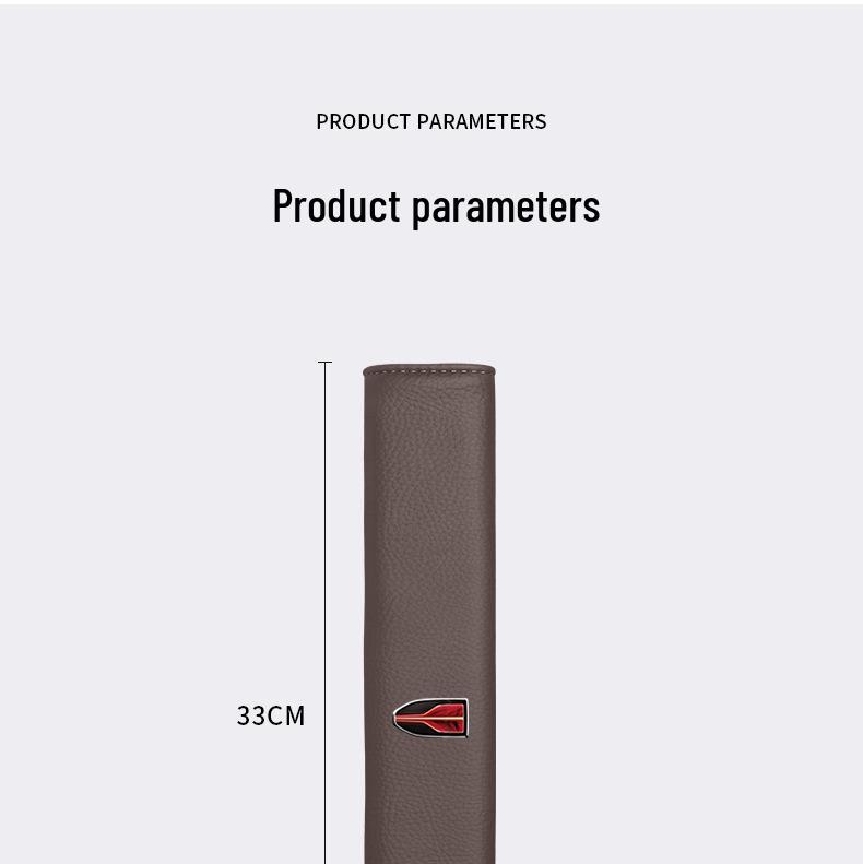 Hongqi Car Seat Belt Shoulder Pads: Anti-Choking and Anti-Wear Protection for H5, HS5, H6, HS7, H9, EQM5 Models