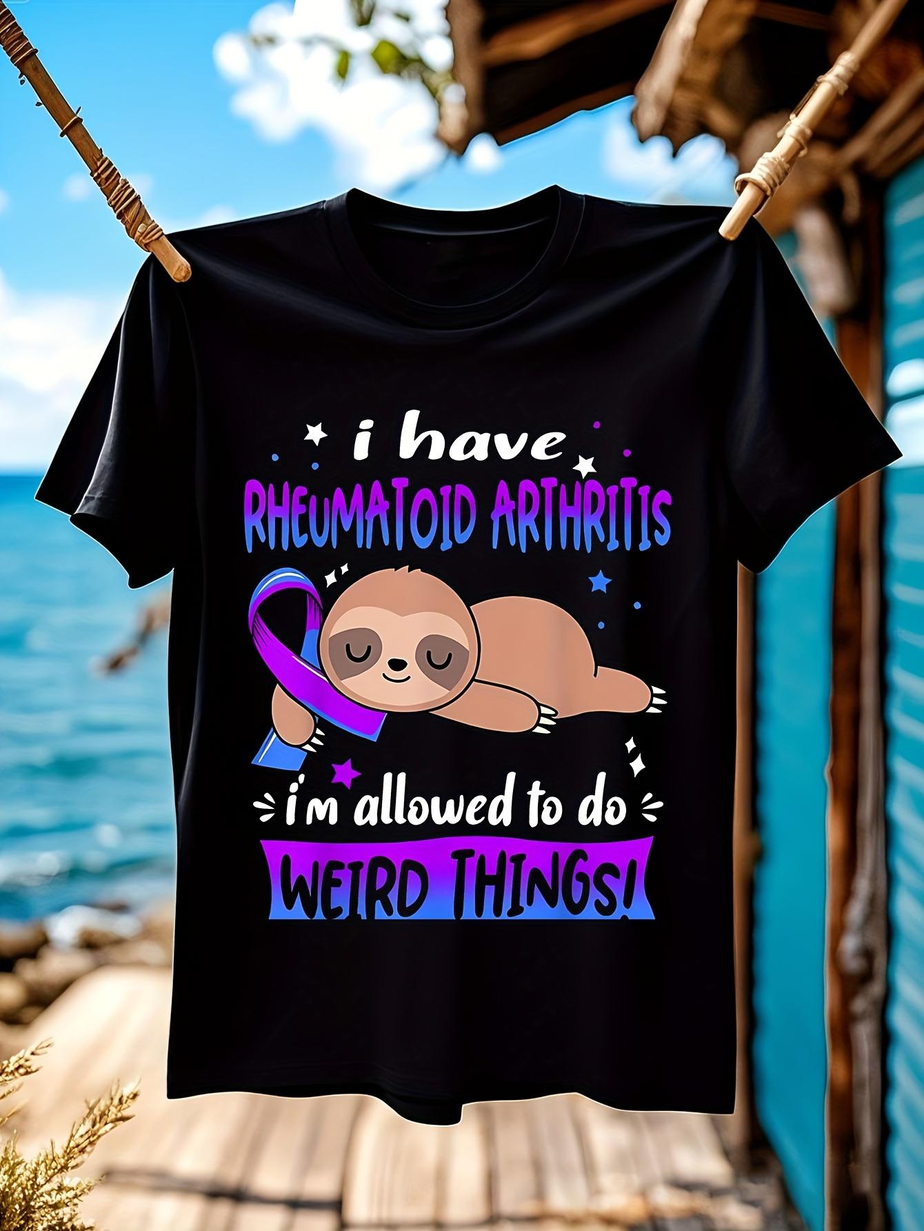 Funny Tshirt Funny Rheumatoid Arthritis Awareness Tshirt ... XXL