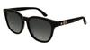 Asian GG0232SK Gradient [Gucci] Sunglasses, Unisex, Fit, 001, Black/Gray