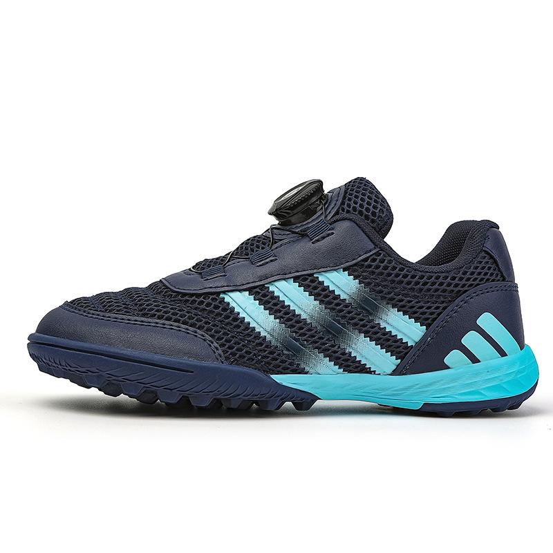2025 Summer Velcro Breathable Mesh Children's Football Shoes Campus Football Sports Shoes Professional Non-slip Training Shoes