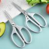 Multi-Functional Stainless Steel Kitchen Scissors: Bone Cutting & Baby Food Prep