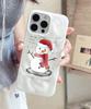Merry Christmas For iPhone 17 16 15 14 13 12 11 Pro Max Case Silicone Cover For iPhone 17 Air Pro Max Soft Funda