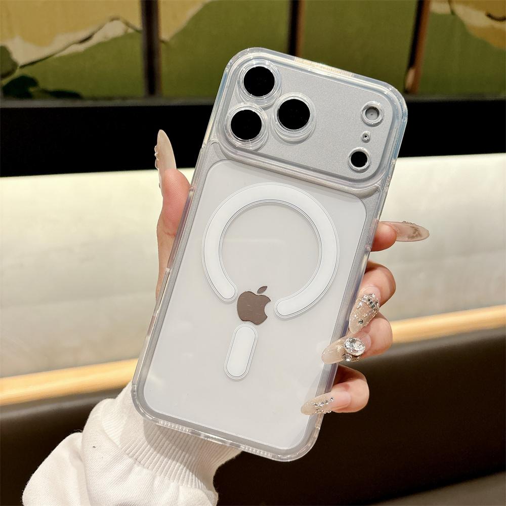 

Magnetic Case for iPhone 17 Pro Cases Shockproof Cover for iPhone 17 16 15 14 Pro Air 17pro max for Magsafe Macsafe Case iPhone 11 Pro