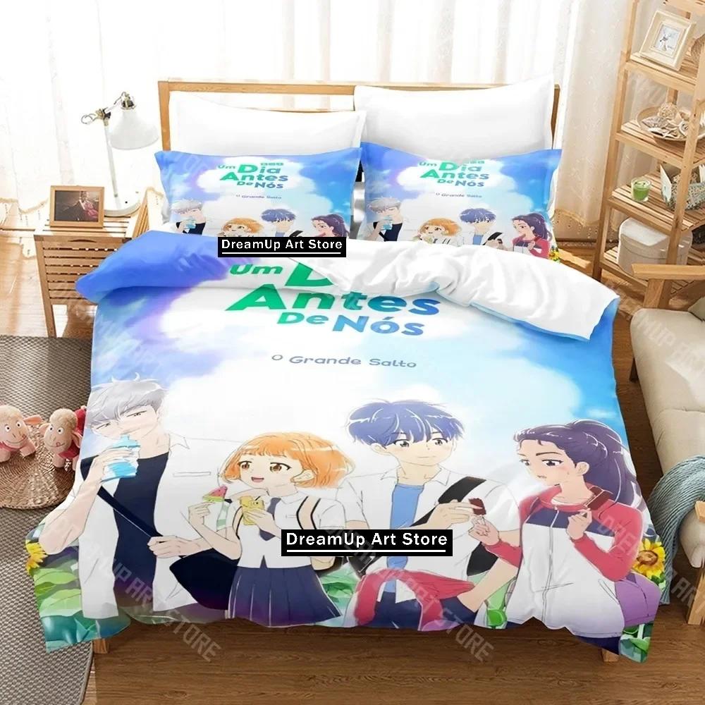 3D Print A Day Before Us Bedding Set Single Twin Full Queen King Size Bed Set Adult Kid Bedroom Duvetcover Sets Print Anime Bed