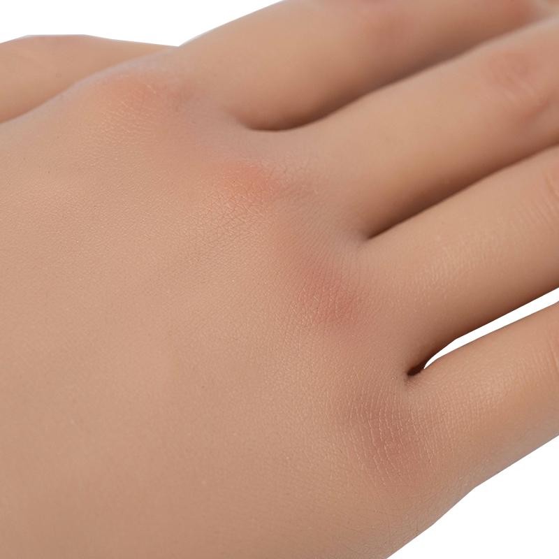 Nail Training Fake Hand For Acrylic Nails Silicone Hands To Practice Nail Hand Model