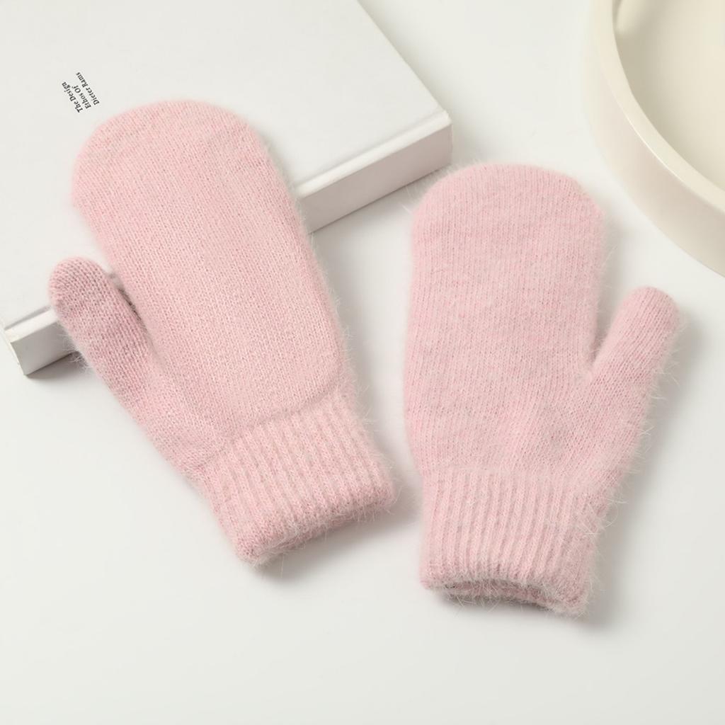 Women's, Full Finger Gloves, Velvet Gloves, Thick Gloves, Couple Gloves, Knitted Gloves, Warm Gloves, Soft, Breathable Gloves