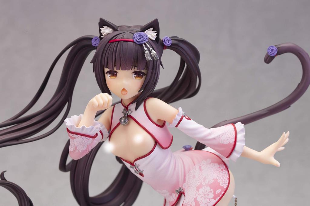 SKYTUBE Nekopara Chocolat China Dress Edition Illustration by Sayori DX Scale PVC Painted Finished Figure Ver. 1/6