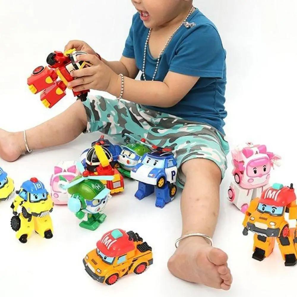 NEW Cartoon Action Figures Transformation Anime Hand Deformation Car Model Airplane Gift Toys Robots For