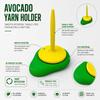 Smooth Rotating Yarn Holder Avocado Design Yarn Organizer Yarn Spool Holder  Crochet Supplies