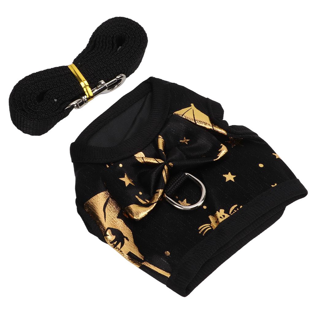 Rabbit Harness Leash Adjustable Soft Nylon Bunny Vest for Rabbit Ferret Bunny Kitten Guinea PigL