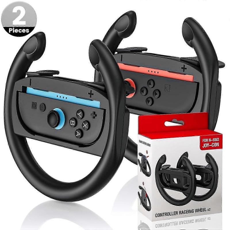 Switch Racing Wheel for JoyCon Controllers - Enhances Mario Kart Experience with Realistic Feel