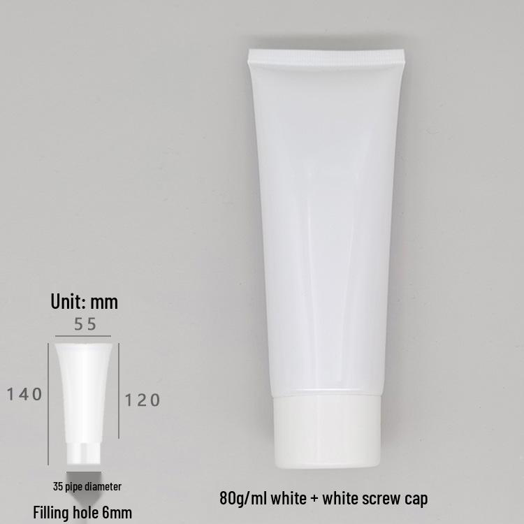 80g 80ml Čistiaci prípravok na tvár, Opaľovací krém a Krém na ruky v bielom balení