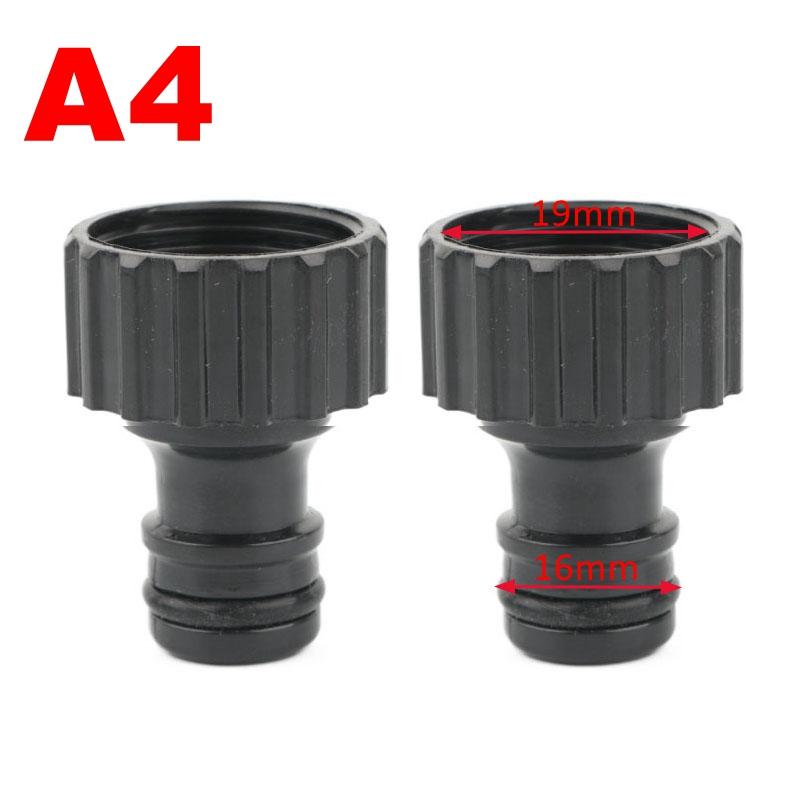 2 Stück Kunststoff 1/2 3/4 1 Zoll Außen-/Innengewinde Gartenbewässerung Schnellkupplung Wasserhahn Wasserhahnanschluss Adapter