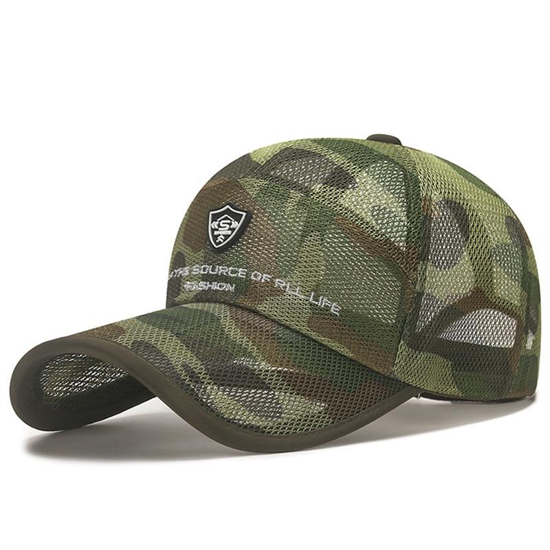 

Summer Breathable Mesh Anti-Uv Golf Baseball Cap Sunhat Outdoor Men Womens Tennis Running Hiking Sports Cap Quick Drying Visors Adjustable