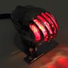 nakira Motorcycle Taillight, Bullet-Shaped, for Magna Shadow SR, TW200, CRF250M, and FTR (NKR1089), Plated Silver