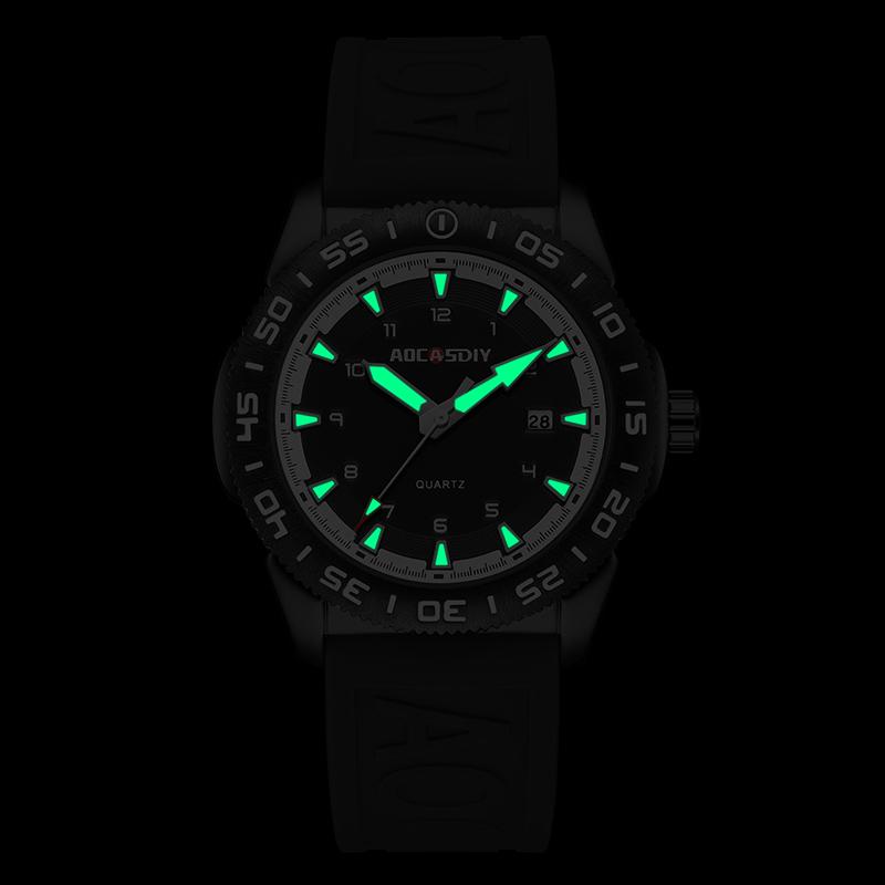 Waterproof Watches for Men Sport Design Endurance Watch Quartz Watch Profession Wristwatch Chronograph High Quality Men Clock