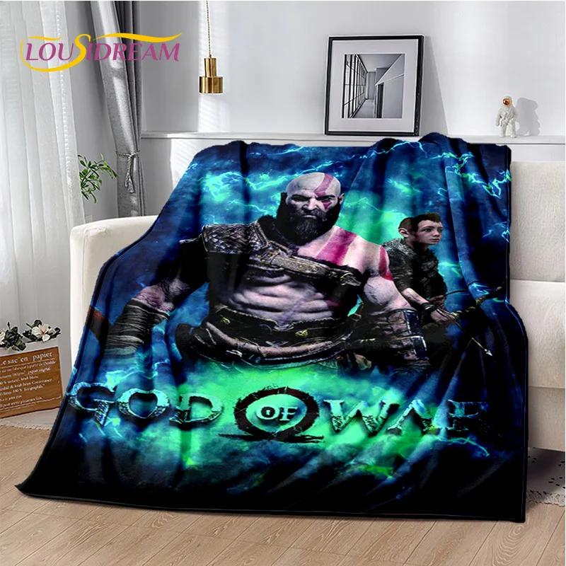 29 Style Kratos God of War Games Cartoon Blanket,Soft Throw Blanket for Home Bedroom Bed Sofa Picnic Travel Office Cover Gifts
