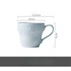 1 Piece 380ml Strawberry Relief Ceramic Water Cup, Mug, Coffee Cup, High-end Light Luxury