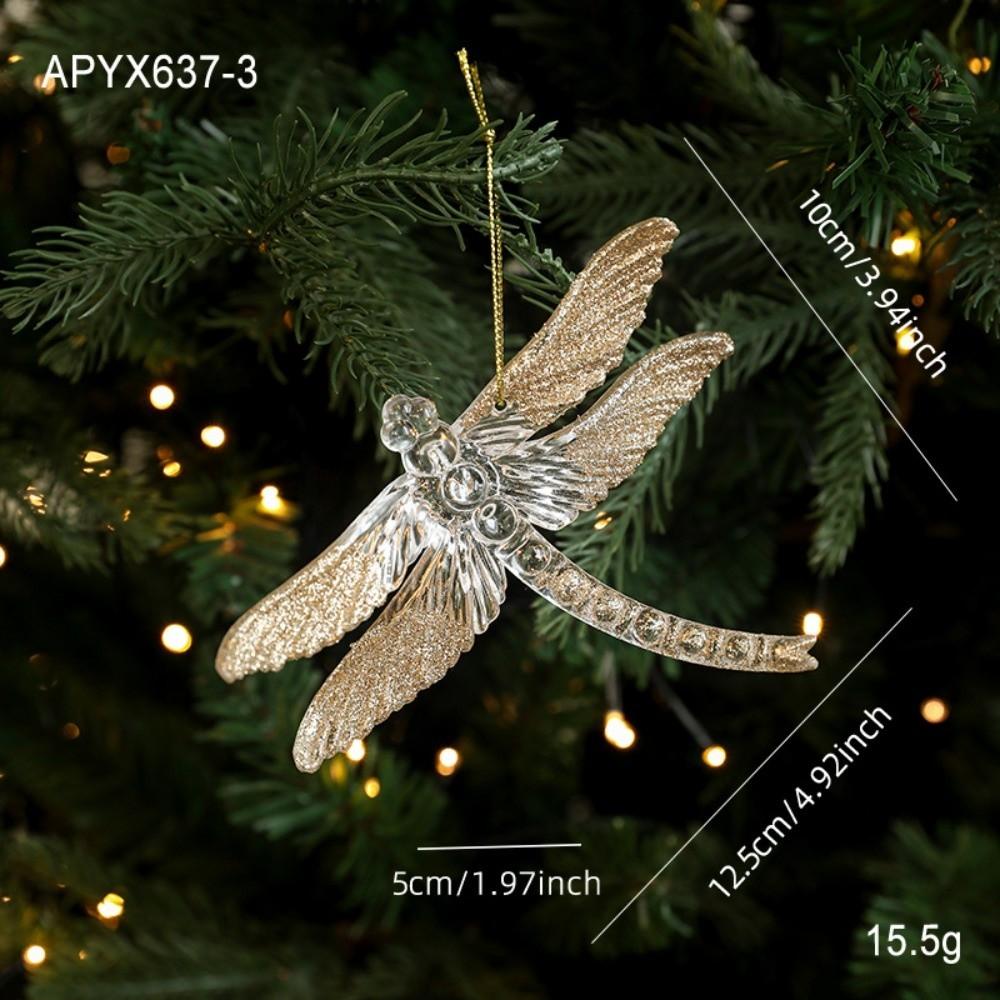 

Gold Silver Xmas Tree Decorations Christmas Ornaments Christmas Tree Decorations Gold Dragonfly