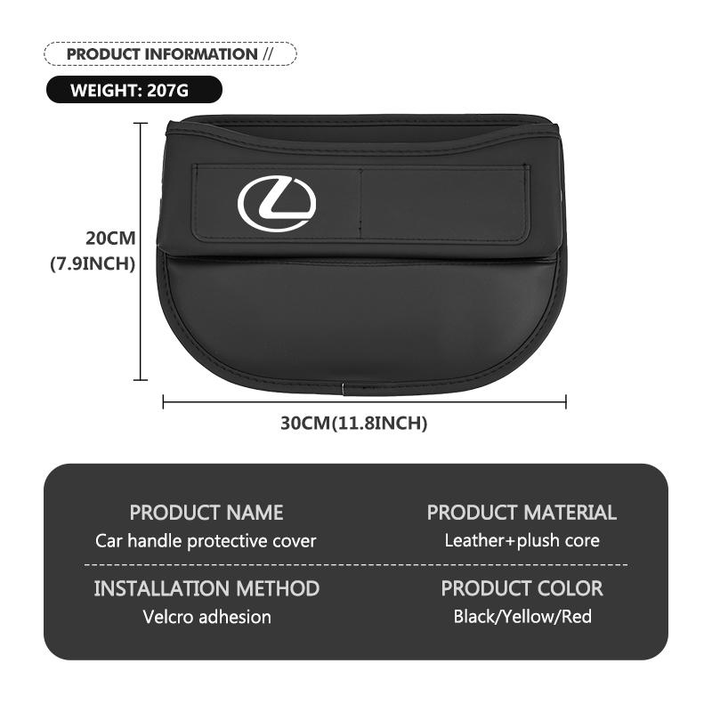 CKU5 For Lexus Car Seat Gap Slit Organizer Leather Seat Crevice Storage Box Accessories CT ES GS NX IS250 RX350 IS200 LX570 UX250h
