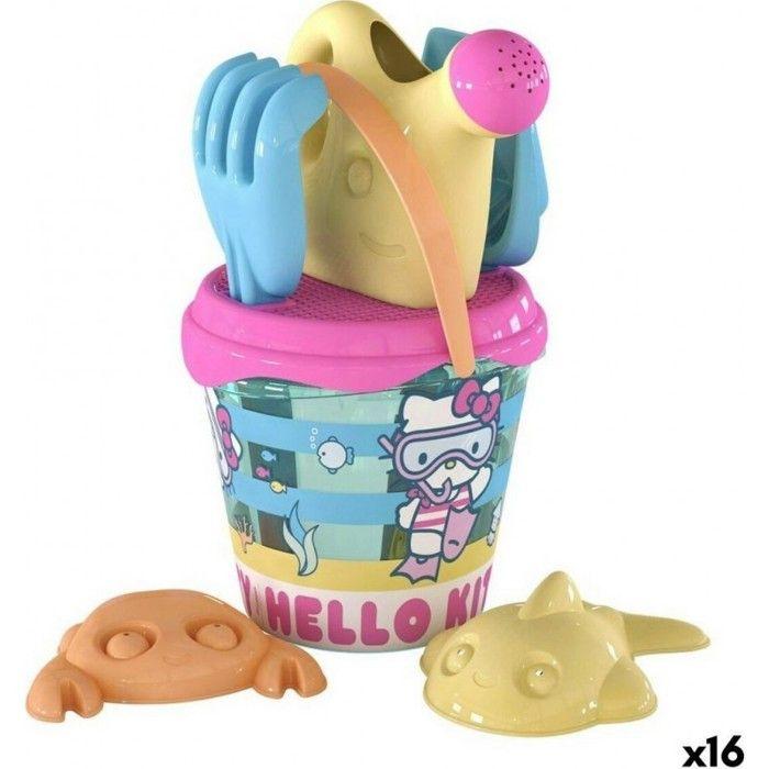NC Strandlekesett Hello Kitty Ø 18 cm (16 Enheter)