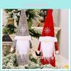 Unieke Kerst Wijnfles Wraps Met Schattige Gezichtloze Oude Man Stijl Perfect Voor Feestelijke Decoratie