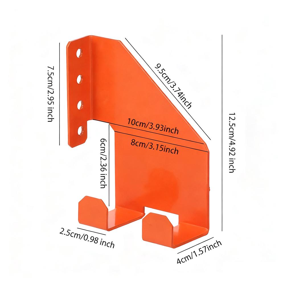 Chainsaw Wall Mount Holder Heavy Duty Chainsaw Hooks Wall Mount Chainsaw Rack Garden Power Tool Organizer Hanger