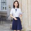 Dámský uniformní komplet s krátkým rukávem pro učitelku mateřské školy - Dvoudílný set