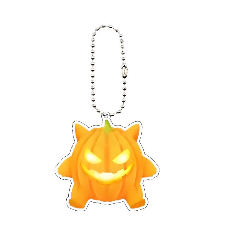 Anime Cartoon Gengar Halloween Day Acrylic Keychain Kawaii Pocket Figure All Saints' Day Creative Pendant Decoration Gifts Toys