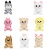 19cm New Arrivals Homeless Child Doll Plush SKZ Plush Doll Lee Know, Han, Seungmin Cute Sitting Doll Backpack Keychain Fan Gift