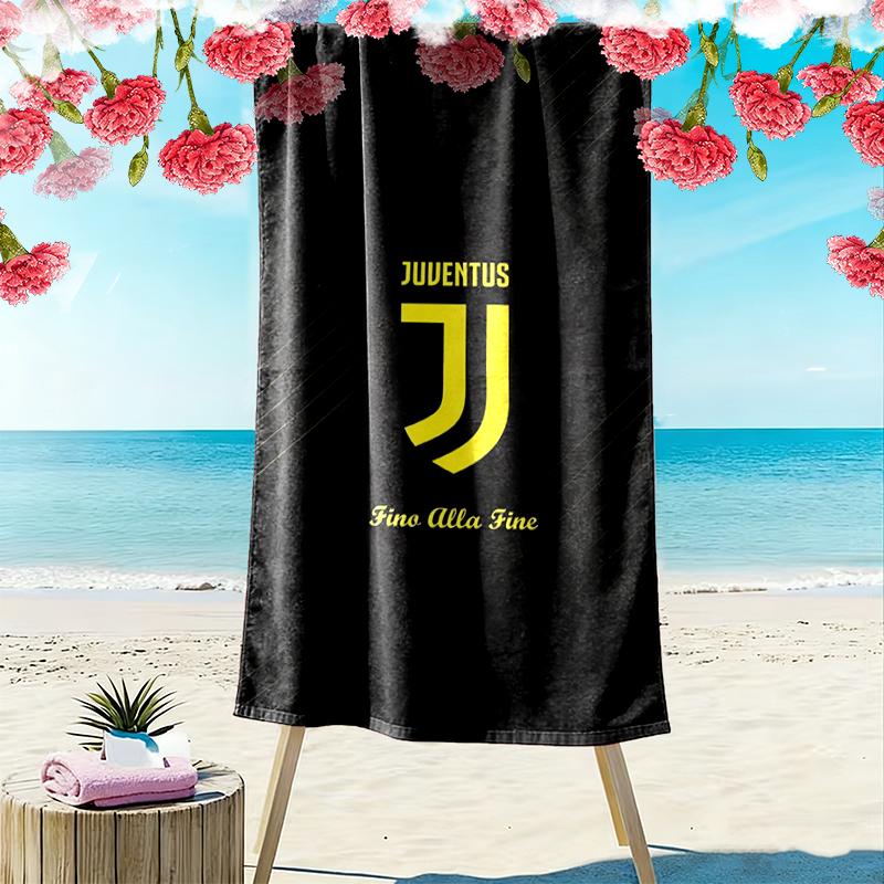 1pz Telo da Spiaggia Football Club Juventus, Telo da Spiaggia per Esterno Ideale per la Spiaggia e le Vacanze