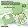 Portable Baby Nail Care Set: Clippers, Scissors, File, Ear Pick