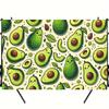 2D plane fantasy avocado and leaf background fabric party decoration indoor/outdoor polyester fiber