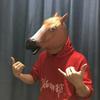 Halloween Trick or Treat Cosplay Brown Horse Masks Animal Funny Horse Head Mask Latex Animal Mask Novelty Costumes Headgear