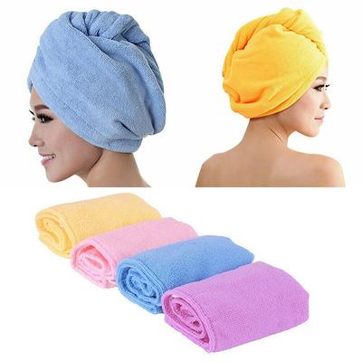Rapid Drying Hair Towel Microfiber Soft Skin Friendly Warp Hat Quickly Hair Drying Cap Bath Tool Shower Towel Women Lady Toallas