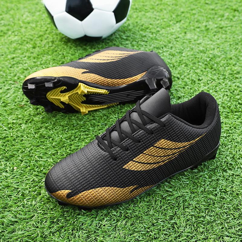 

Short nail training football shoes low top leather surface broken nail football sports shoes low top youth sneakers size 31-45 31
