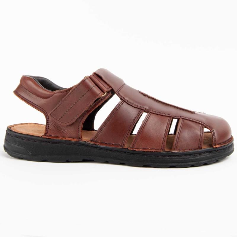 Sandalia De Piel Para Hombre. Purapiel Beira6 102728