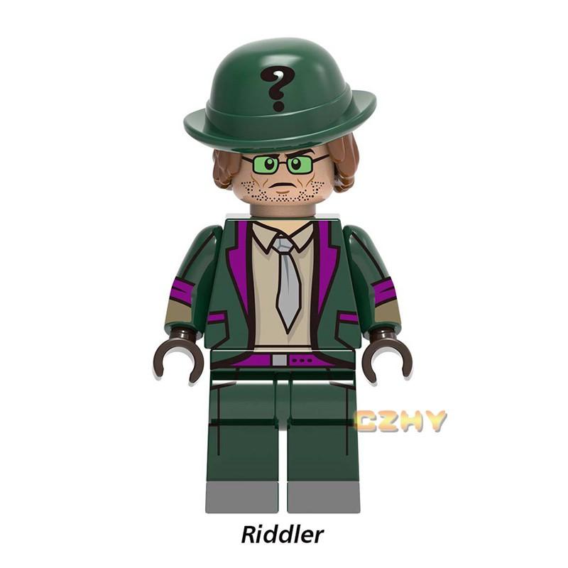 DC Comics Mini Figure Batman Minifigures Joker Scarecrow Penguin Bricks Toys X0227