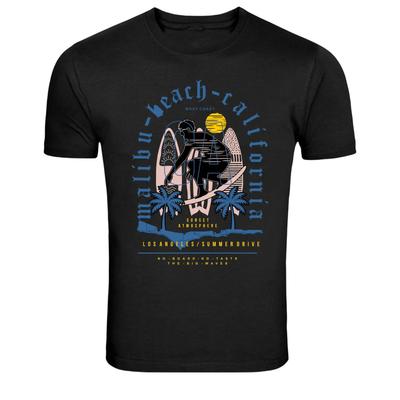 California Beach Retro Surf Summer Graphic T-Shirt
