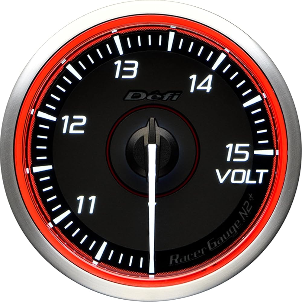 Defi (Nippon Seiki) Racer Gauge N2+ 60 VOLT RED DF19802
