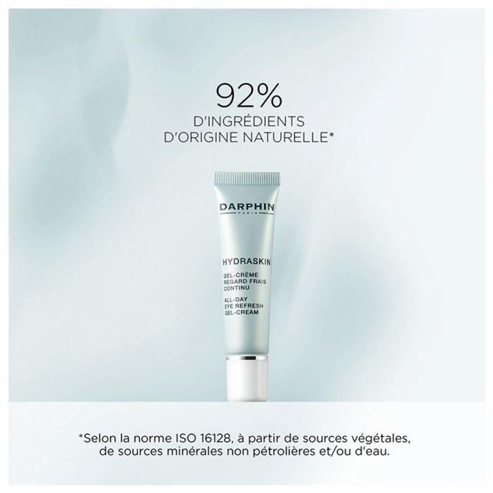 Gel Crème Regard - Darphin - Hydraskin - 15ml - Hydratation - Anti-fatigue - Sans paraben