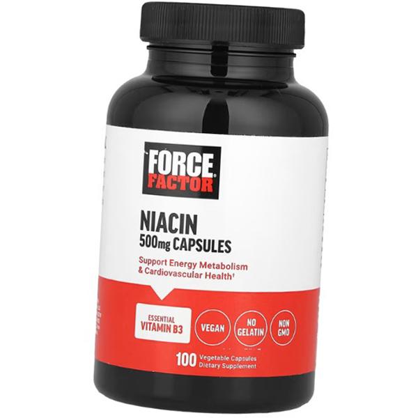 Niacin In Capsules, Niacin 500, Force Factor  100vegcaps (36641016)