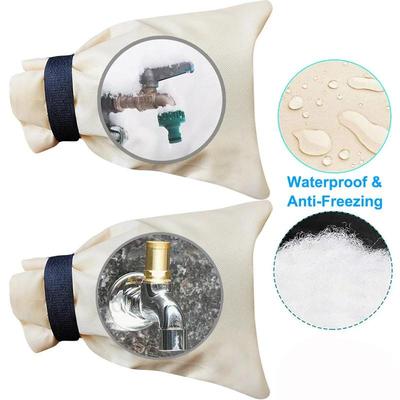 Wasserdichtes Oxford-Gewebe Outdoor Winter Wasserhahn Frostschutzhülle Isolierhülle Frostschutz Eis Schutzhülle